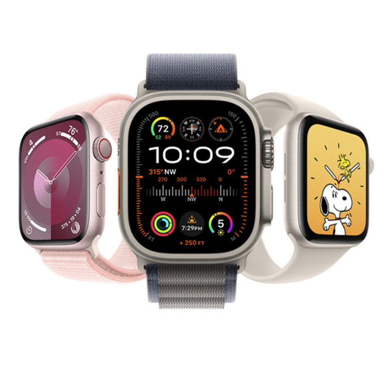 a group of smart watches